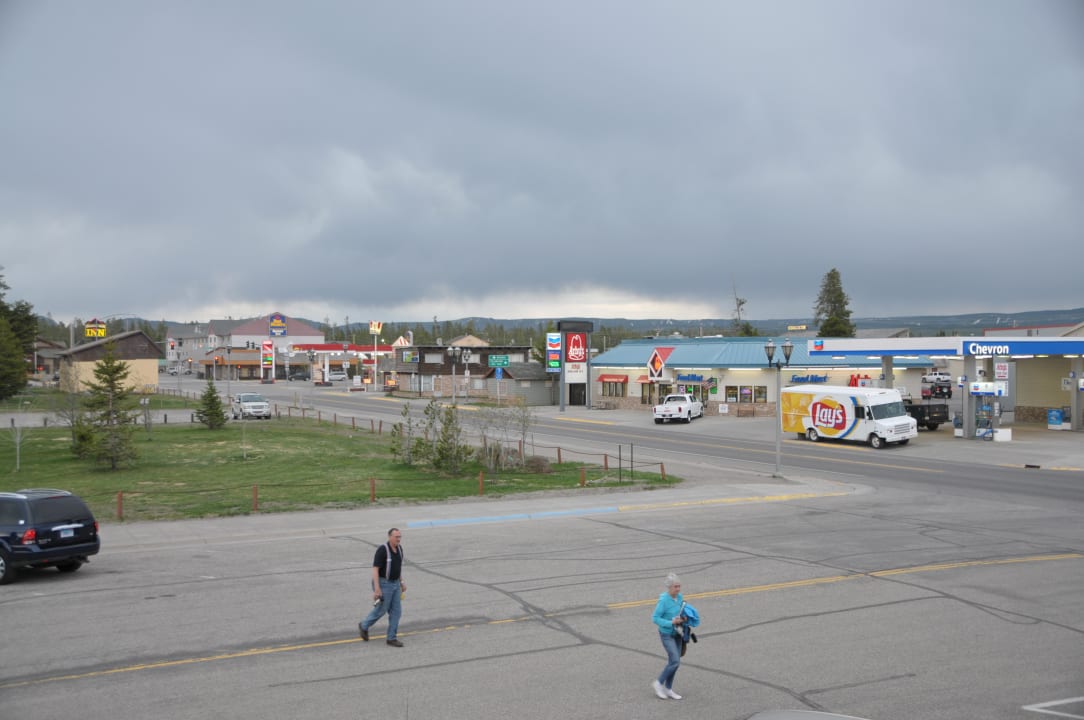 Ausblick von unserem Zimmer Crosswinds Inn