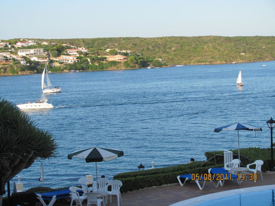 Ausblick vom Balkon Zimmer 105 tagsüber Hotel Artiem Carlos III - Adults only