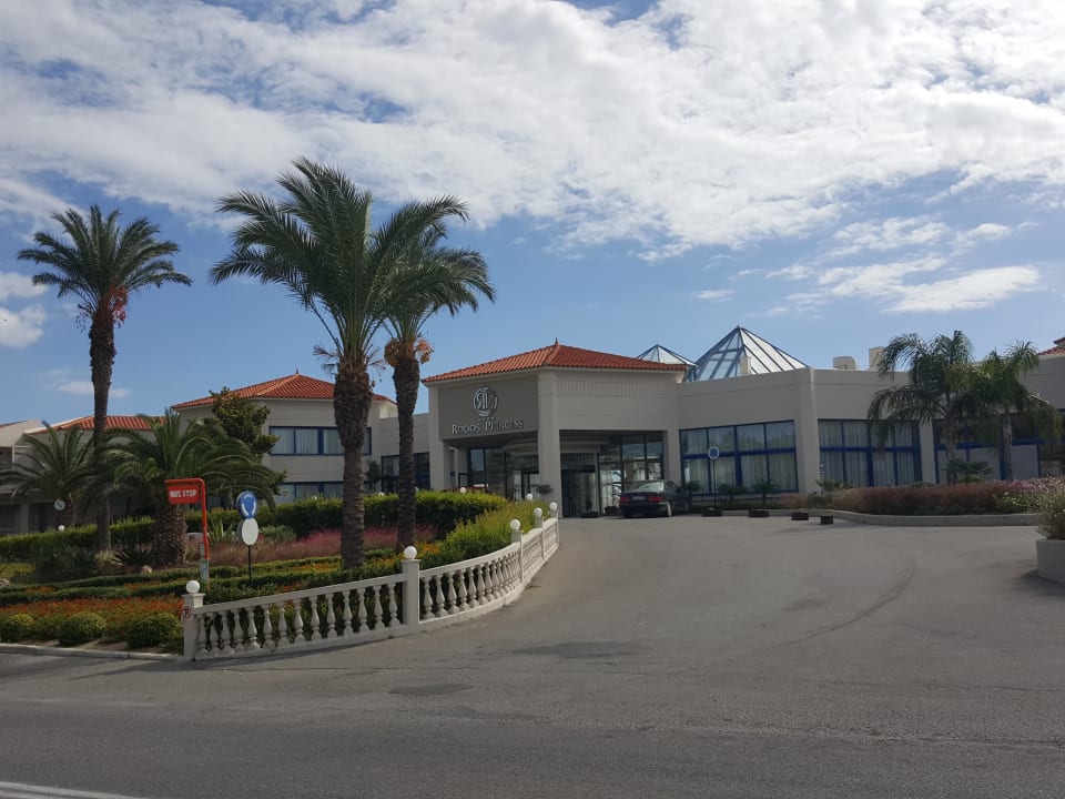 Hoteleingang Rodos Princess Beach Hotel & Spa
