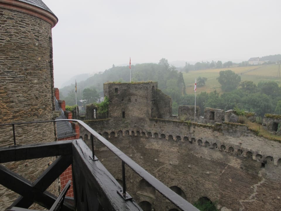 Ausblick Burghotel Auf Schönburg