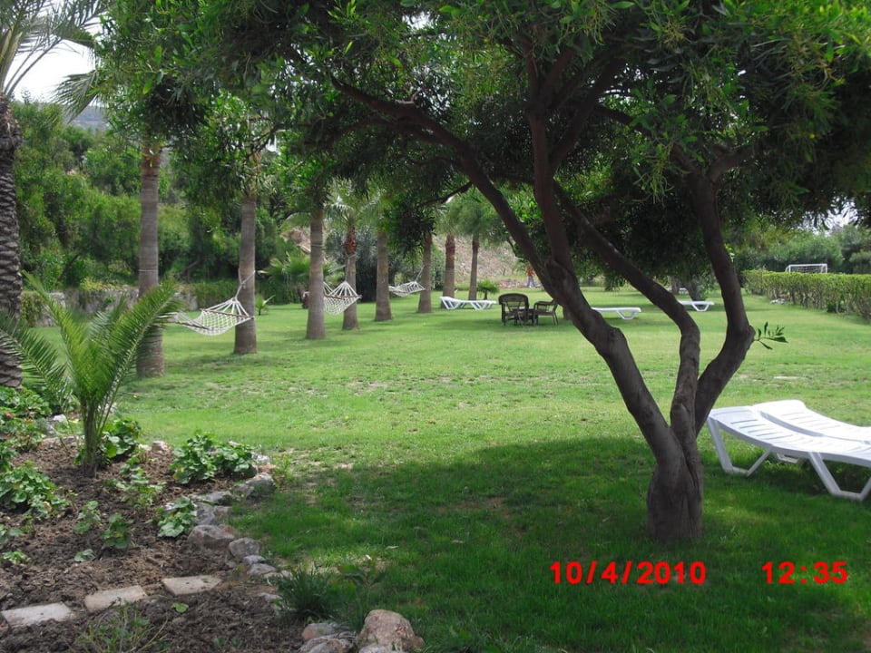 Garten mit Liegewiese Kırbıyık Resort Hotel - Alanya