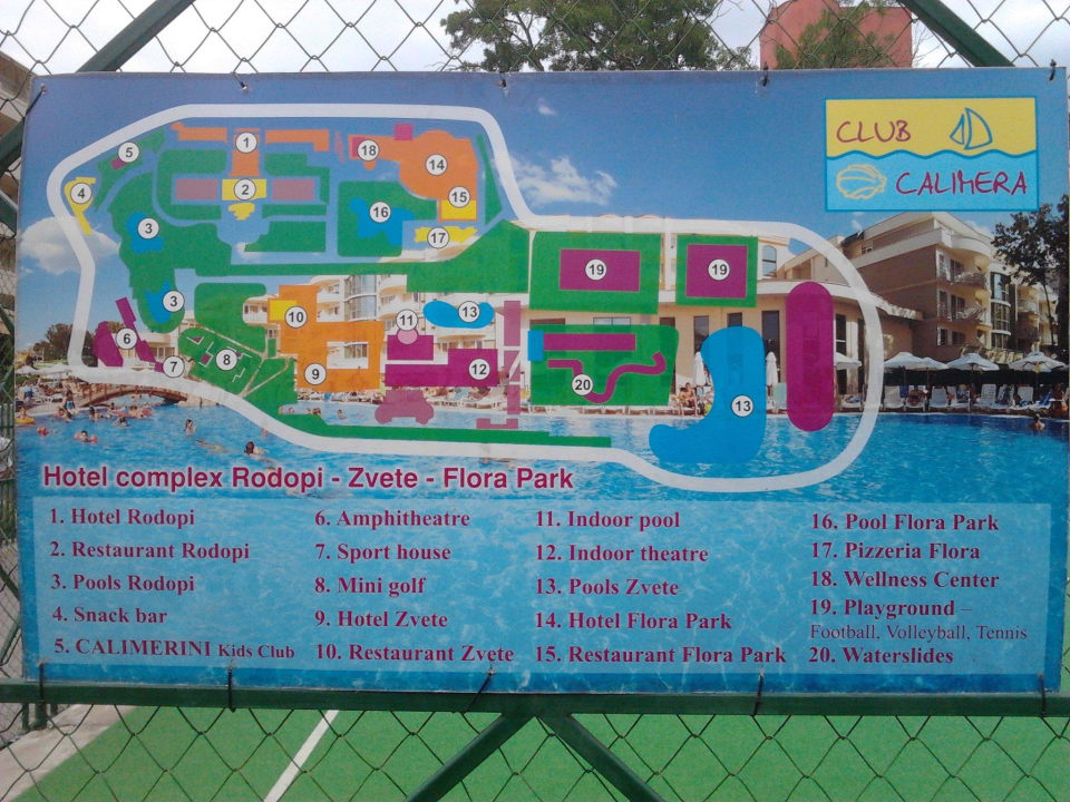 Plan Der Hotelanlage Das Club Hotel Sunny Beach Sonnenstrand | My XXX