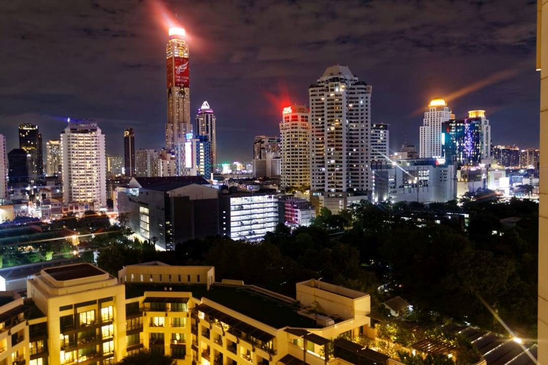 Ausblick Siam Kempinski Hotel Bangkok