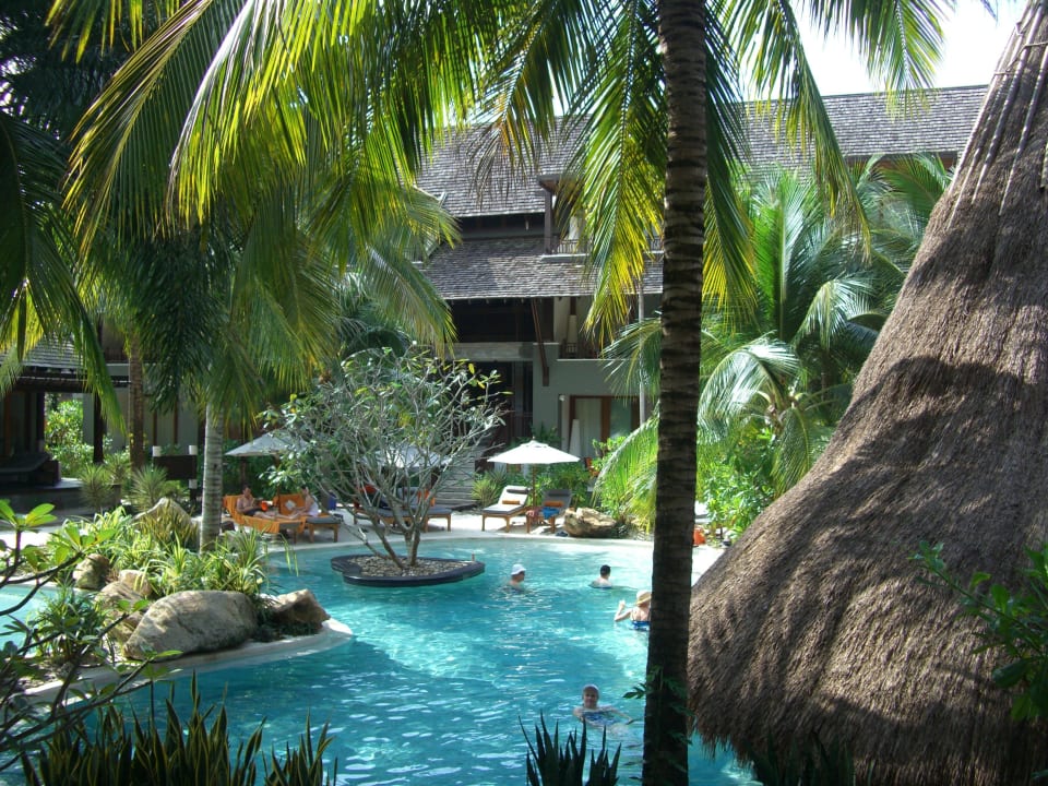 Blick von der Veranda unseres Zimmers Hotel Mai Samui Beach Resort & Spa