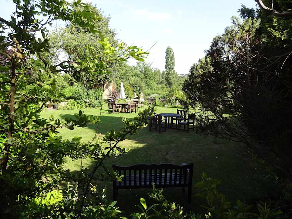 Blick auf Garten Hotel Sysonby Knoll