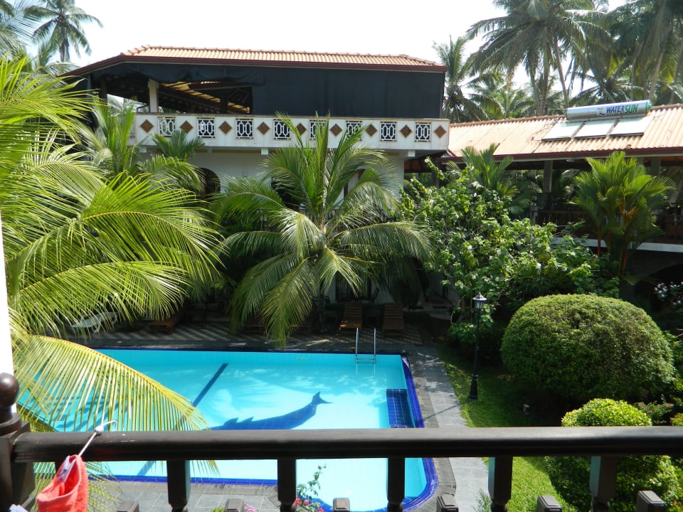 Aussicht vom Balkon Hotel Bentota Village