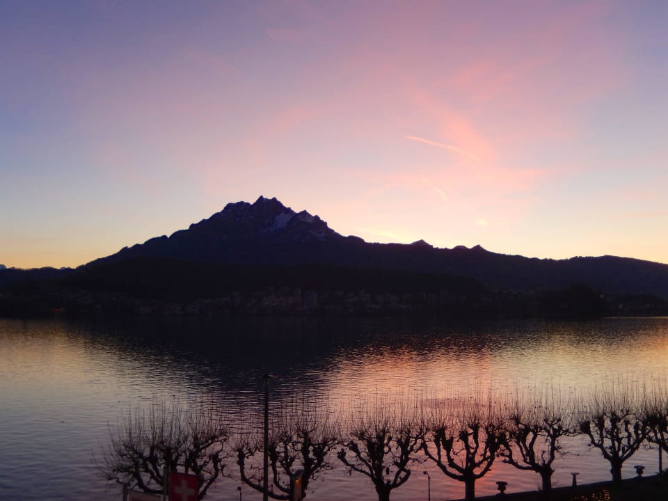 Sonnenuntergang Hotel Seeburg