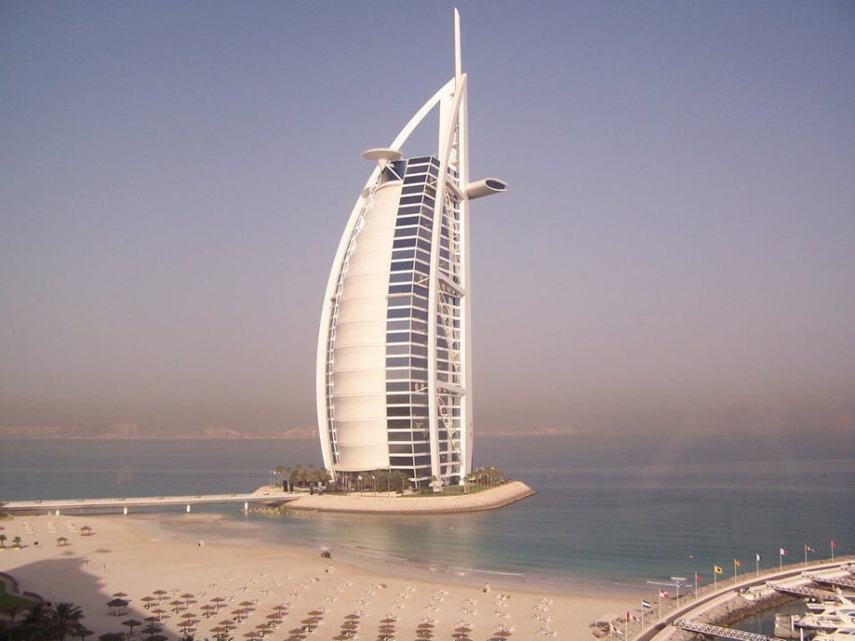 Ausblick aufs Burj Al Arab Jumeirah Beach Hotel