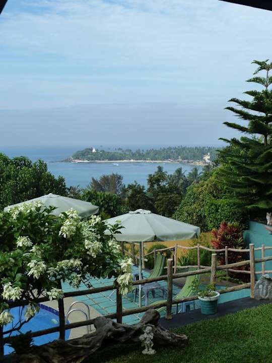 Blick vom Restaurant zur Bucht Hotel Panorama