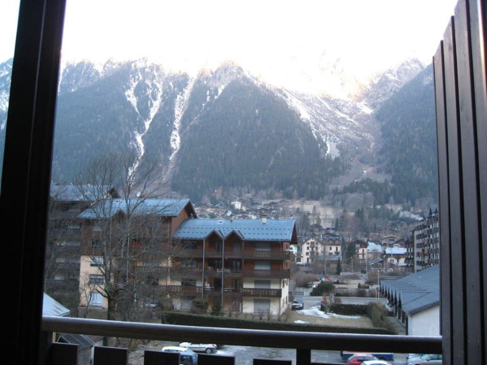 Blick aus Zimmer Hotel Les Aiglons