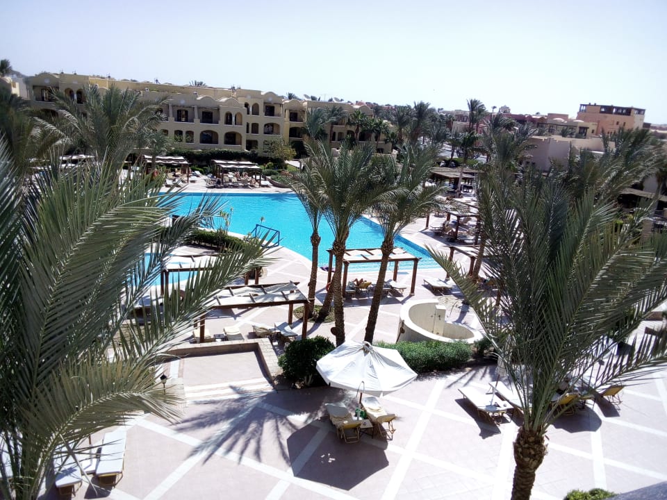 Blick vom Zimmer Hotel JAZ Makadi Star & Spa