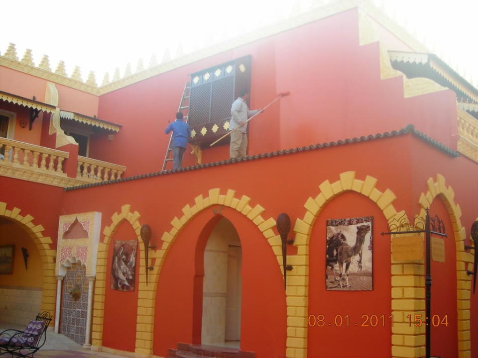 Verschönerung - Instandhaltung Pickalbatros Alf Leila Wa Leila Resort - Neverland Hurghada