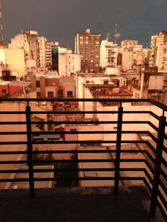 Blick vom Balkon Las Cepas Hotel de Cata & Relax