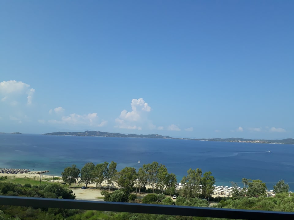 Ausblick Akrathos Beach Hotel