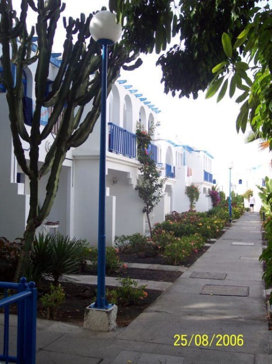 Eingangsbereich Hotel Bungalows Duna Flor