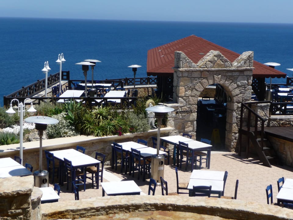 Blick auf das Restaurant Akropolis Hotel Kalithea Horizon Royal