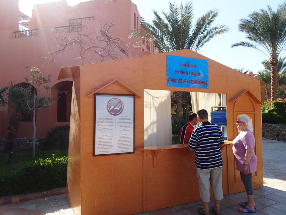 Handtuchvergabe Jaz Makadi Oasis Resort