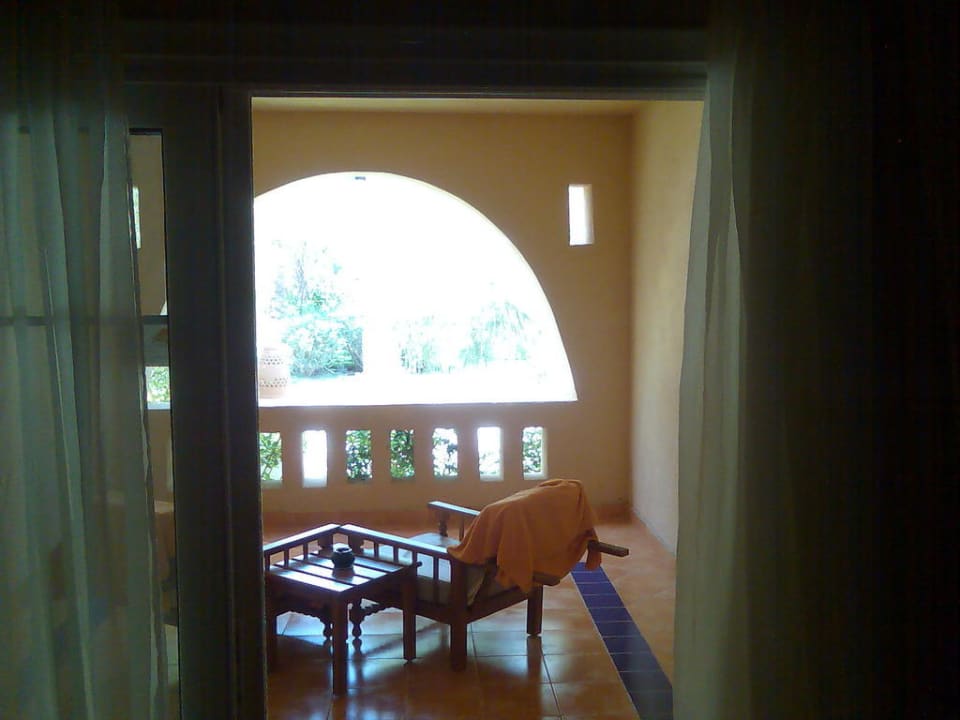 Unsere kleine Terrasse Grand Makadi