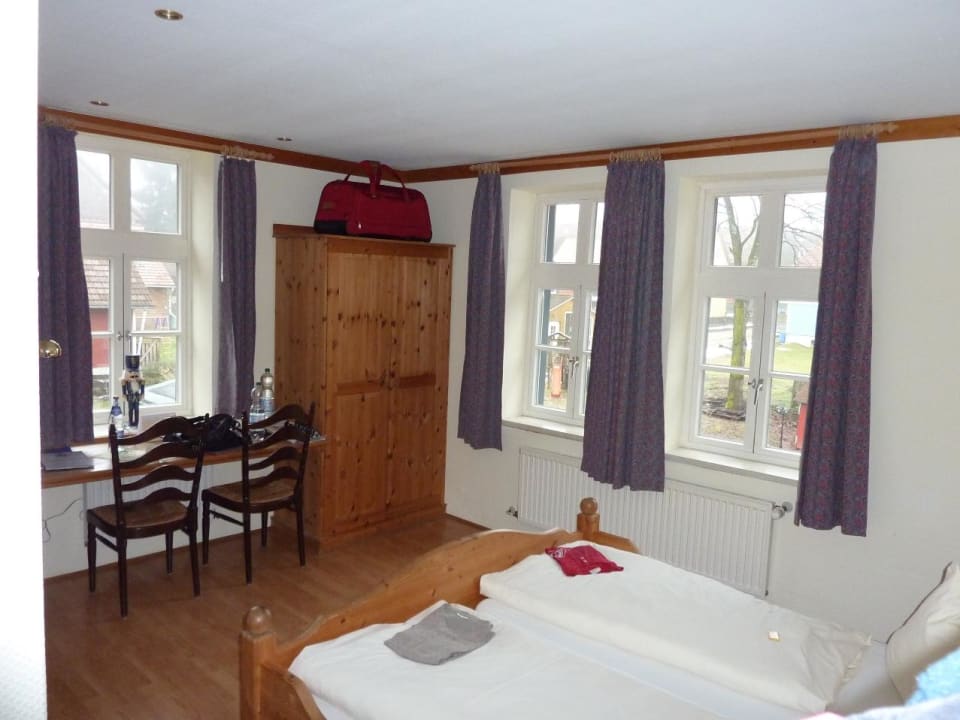 Doppelzimmer 106, Blick in den Innenhof Hotel Zum Harzer