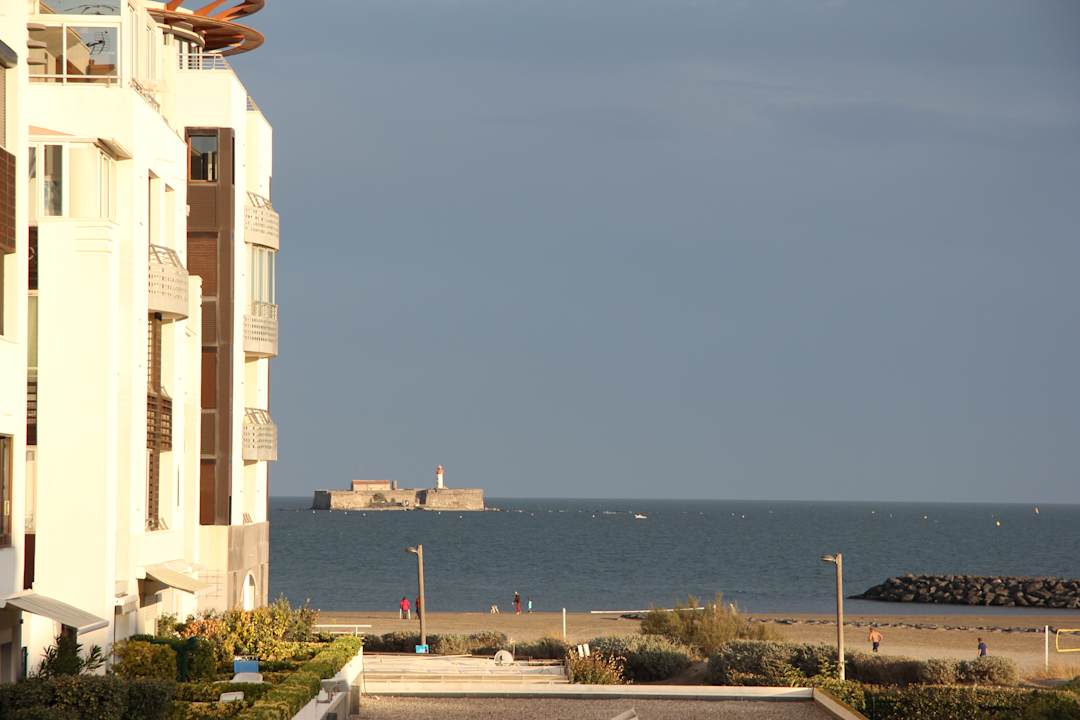 Ausblick Apartment Les Rivages de Rochelongue Le Cap d'Agde