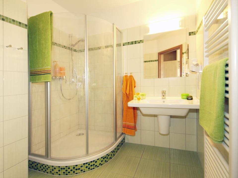 Badezimmer Aparthotel Strandhus Familie Herrgott