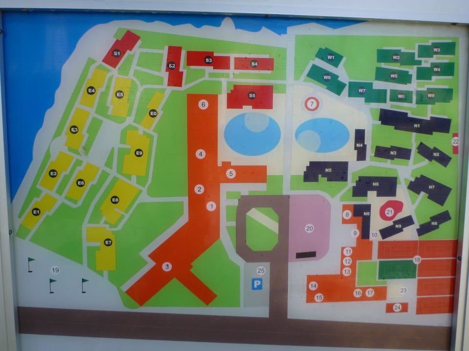 Lageplan blau punta reina