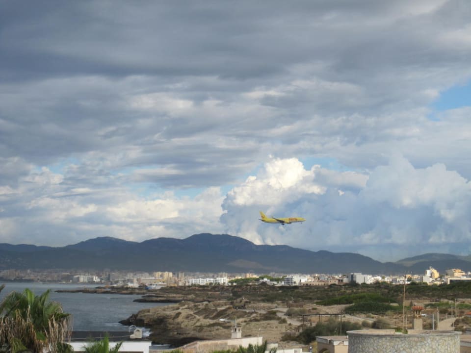 Flugzeugansicht vom Balkon AluaSoul Palma