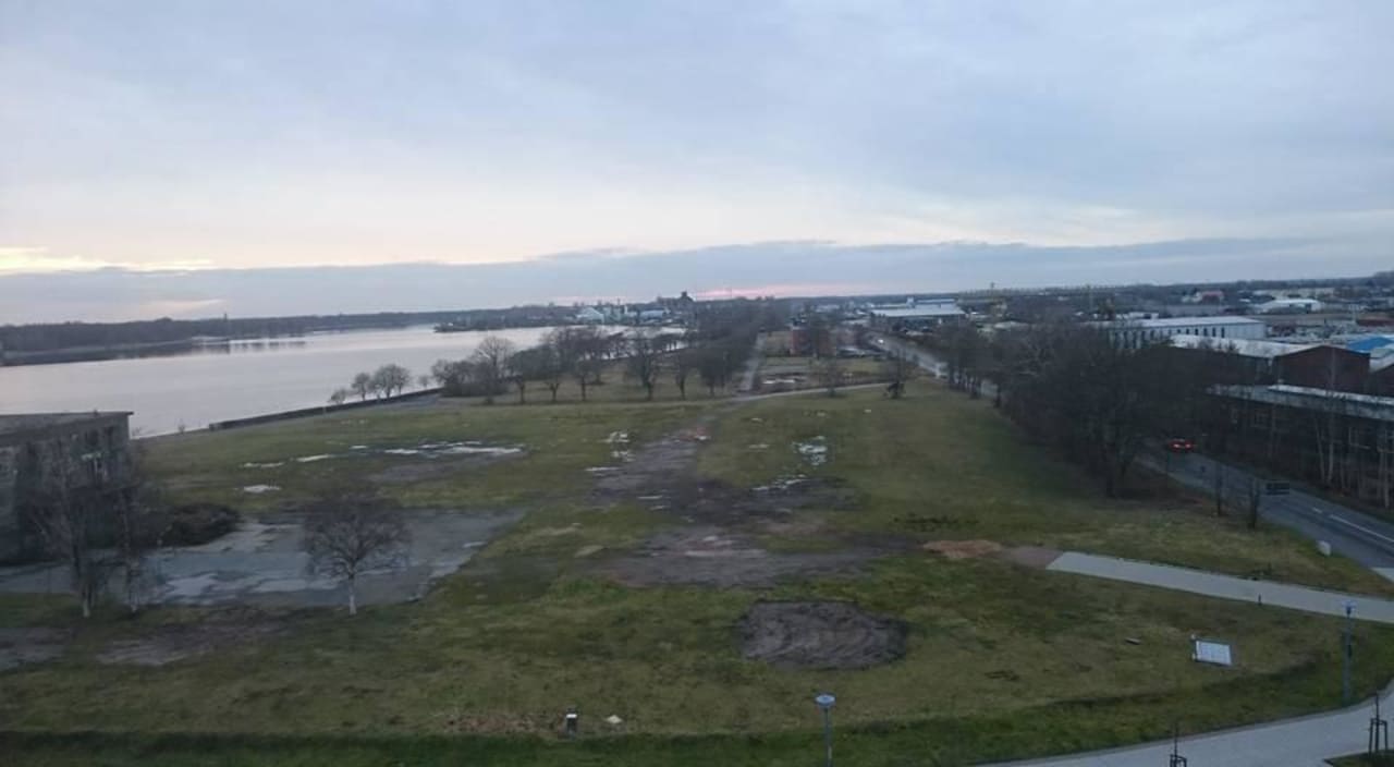 Blick aus 514, Landseite ATLANTIC Hotel Wilhelmshaven
