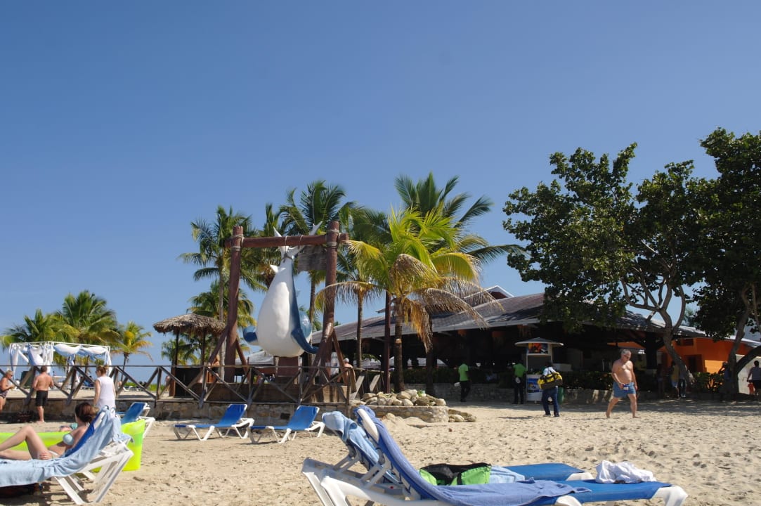Snackbar vom Strand aus Grand Paradise Playa Dorada