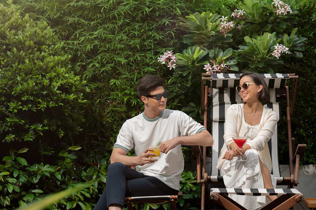 Gartenanlage Grand Hyatt Erawan Bangkok