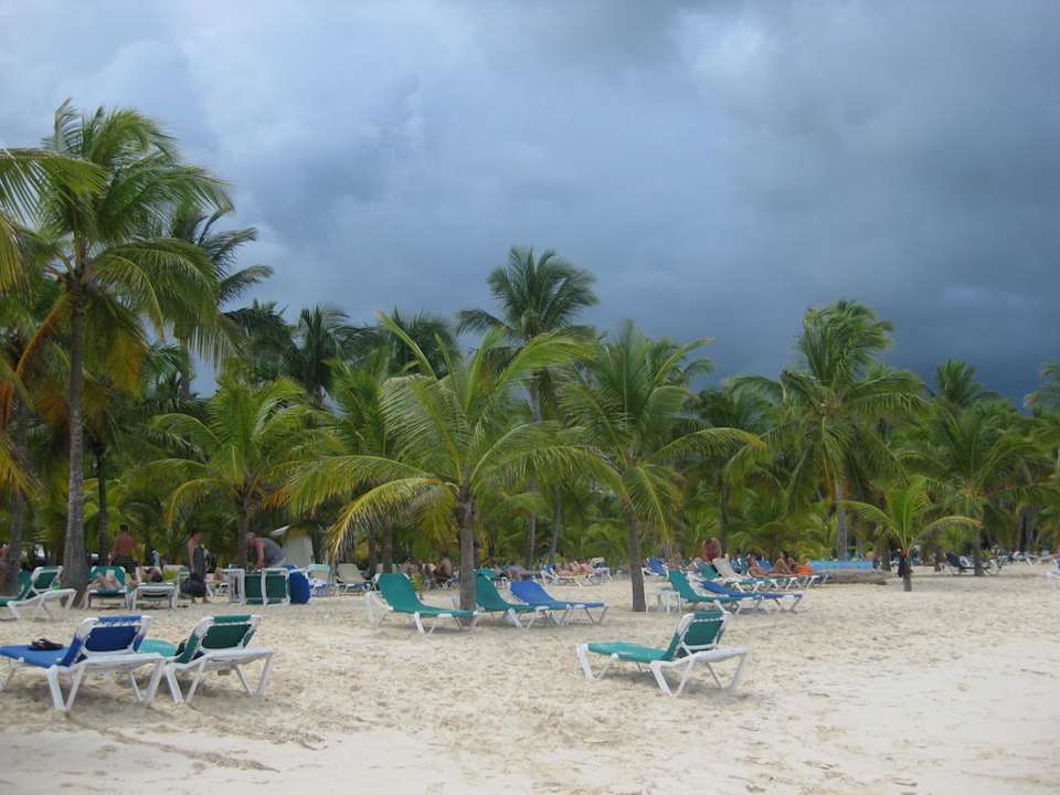 Strand,Gewitter im Anmasch Hotel Riu Bambu