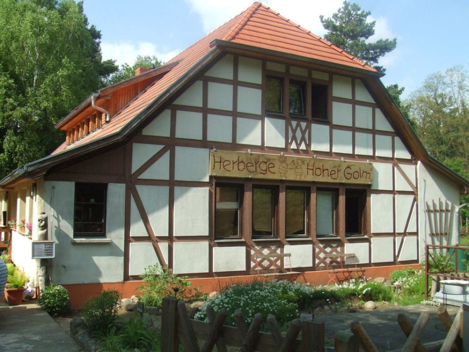 Seitenansicht Herberge Haus Hoher Golm