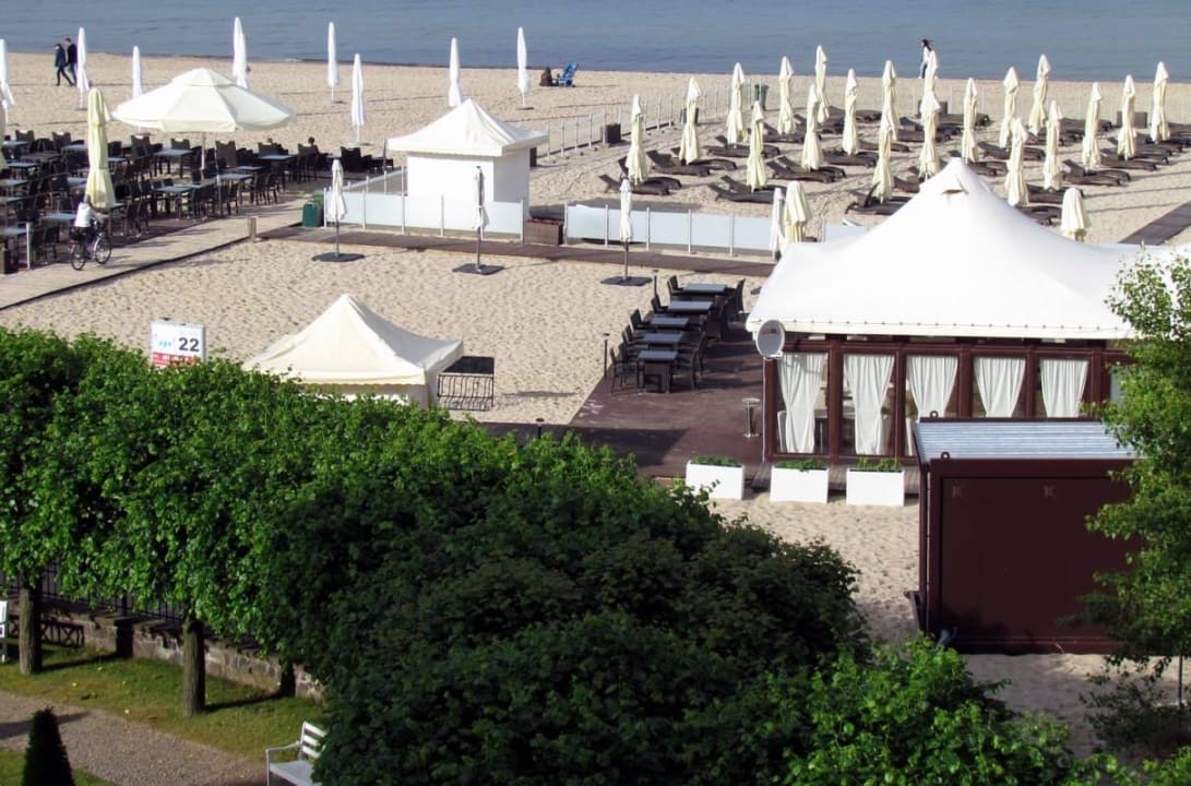 Beach from Prestige suite #330 Sofitel Grand Sopot