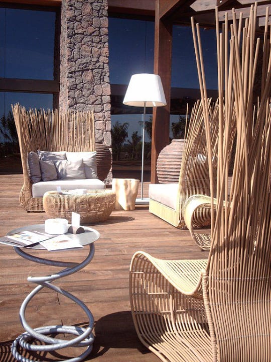 Hotelterrasse in Lobbynähe (mit Barservice) Lopesan Baobab Resort