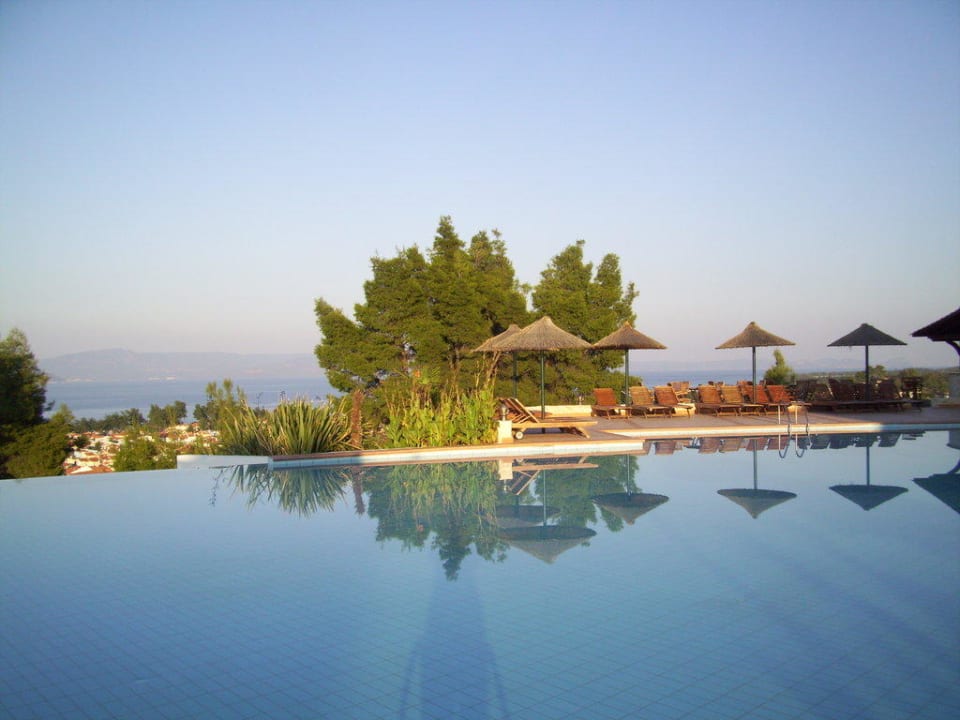 Schöne Stimmung am Pool Alia Palace