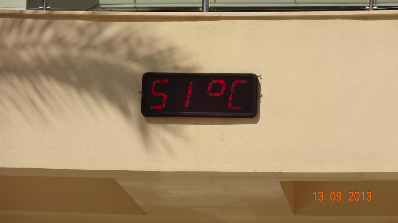 Mittagstemparatur Saphir Resort & Spa