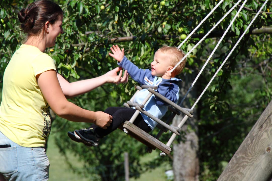 Ein toller Spielplatz am Forellenhof Bauernhof Forellenhof