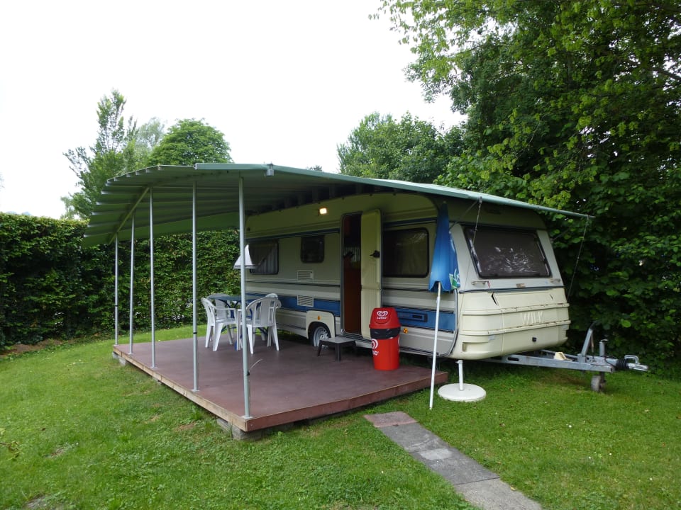 Unser Mietwohnwagen Internationaler Camping Lido