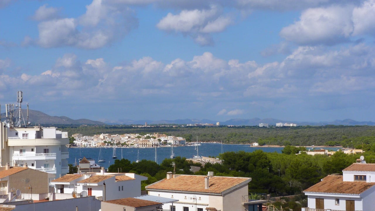 Blick von der Dachterrasse auf Porto Colom JS Cape Colom - Adults only