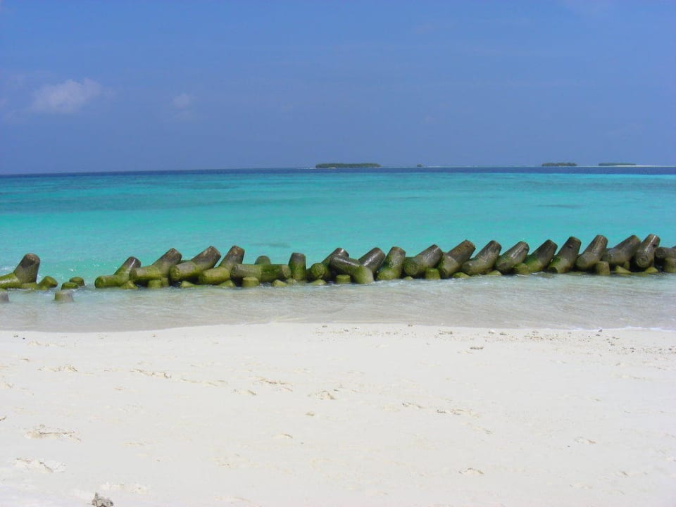 Wellenbrecher Nordseite Kuredu Island Resort & Spa