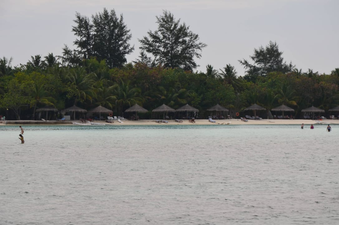 Aussicht aus dem Bungalow Cinnamon Dhonveli Maldives