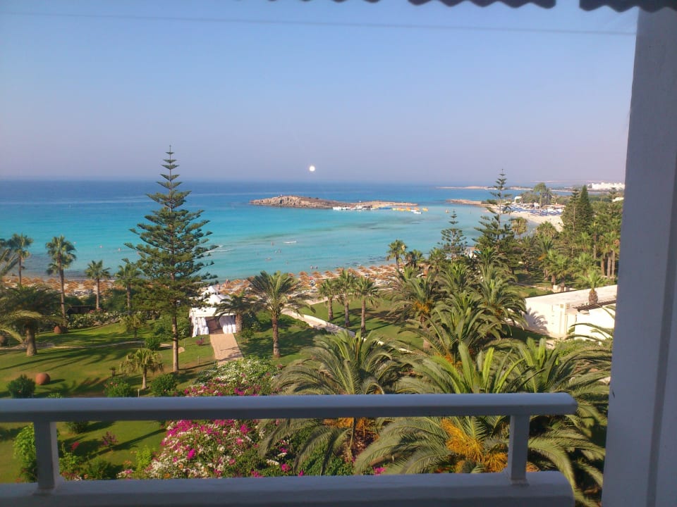 Ausblick aus dem Zimmer Hotel Nissi Beach Resort