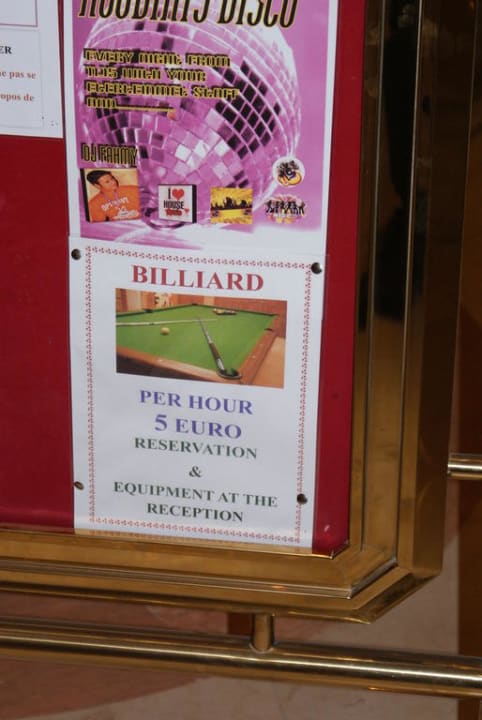 Aushang in der Lobby Siva Golden Bay Makadi