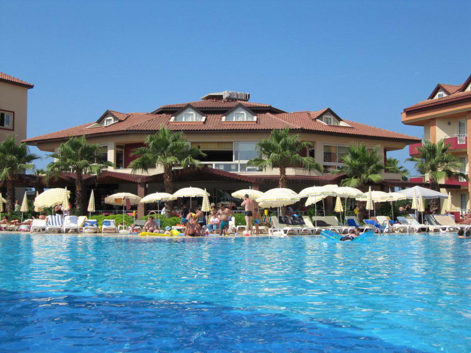 Restautant vom Pool aus Hotel Orfeus Park