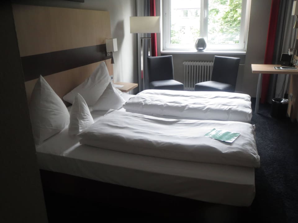 Ein sehr bequemes Bett Hotel am Rothenbaum