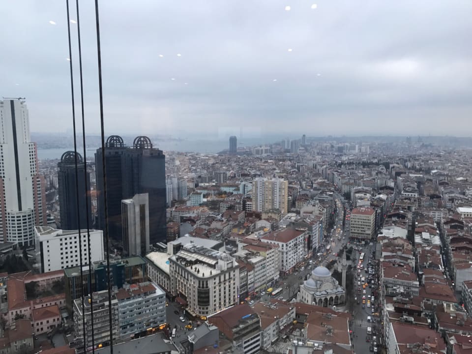 Ausblick Istanbul Marriott Hotel Sisli