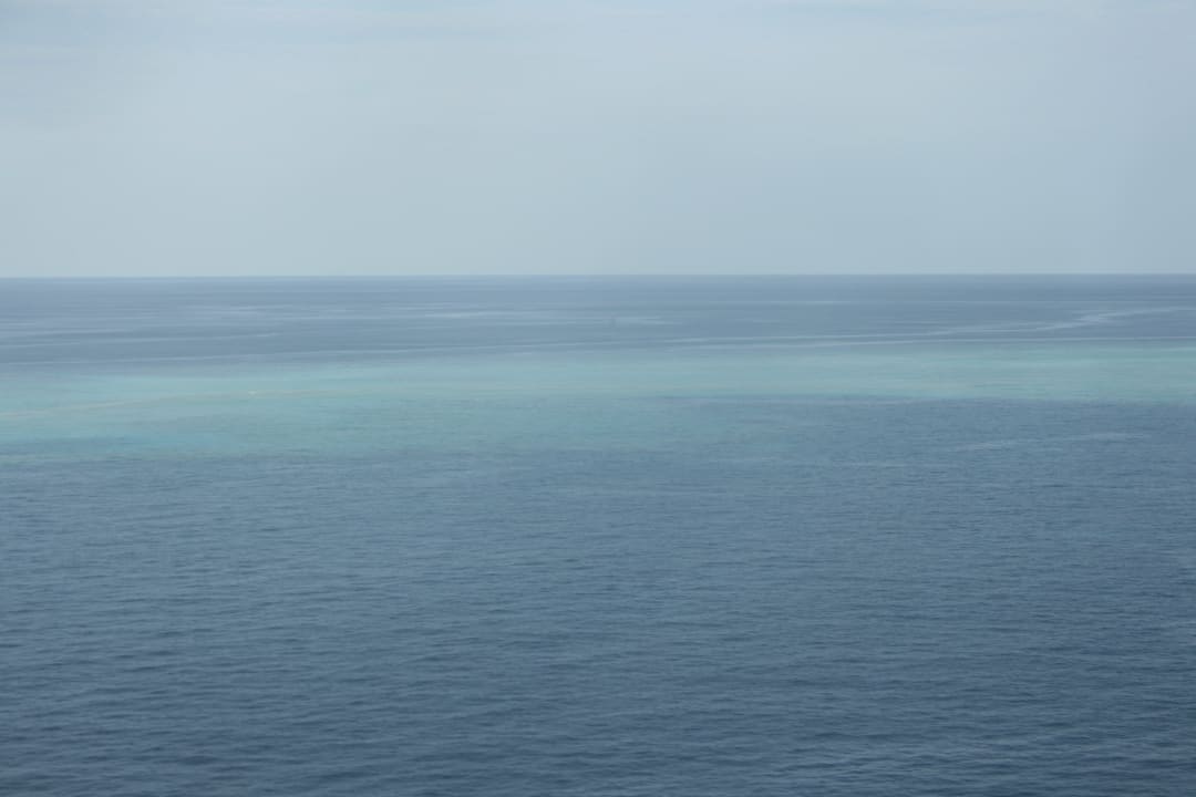 Bei der Landung mit dem Wasserflugzeug Kuramathi Maldives