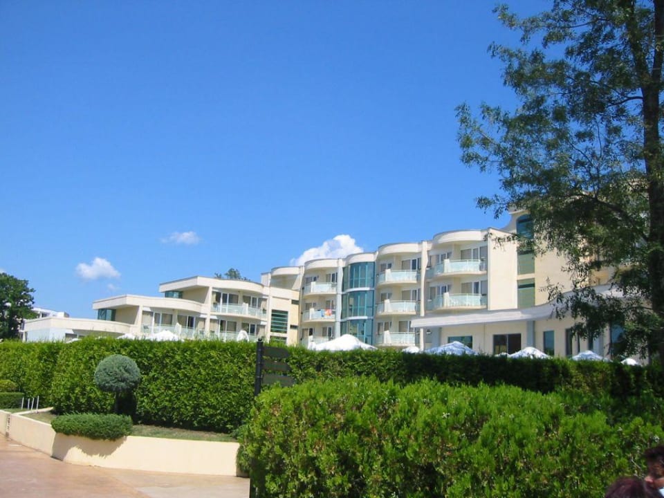 Hotel von der Rückseite DAS Club Hotel Sunny Beach