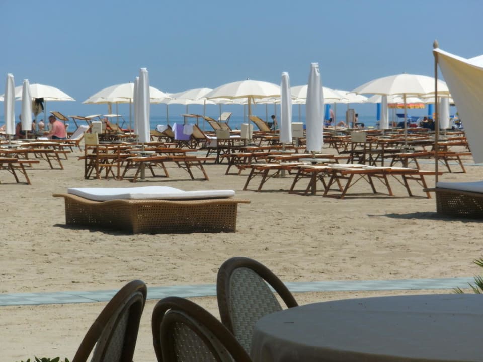 Blick auf s Meer Grand Hotel Rimini