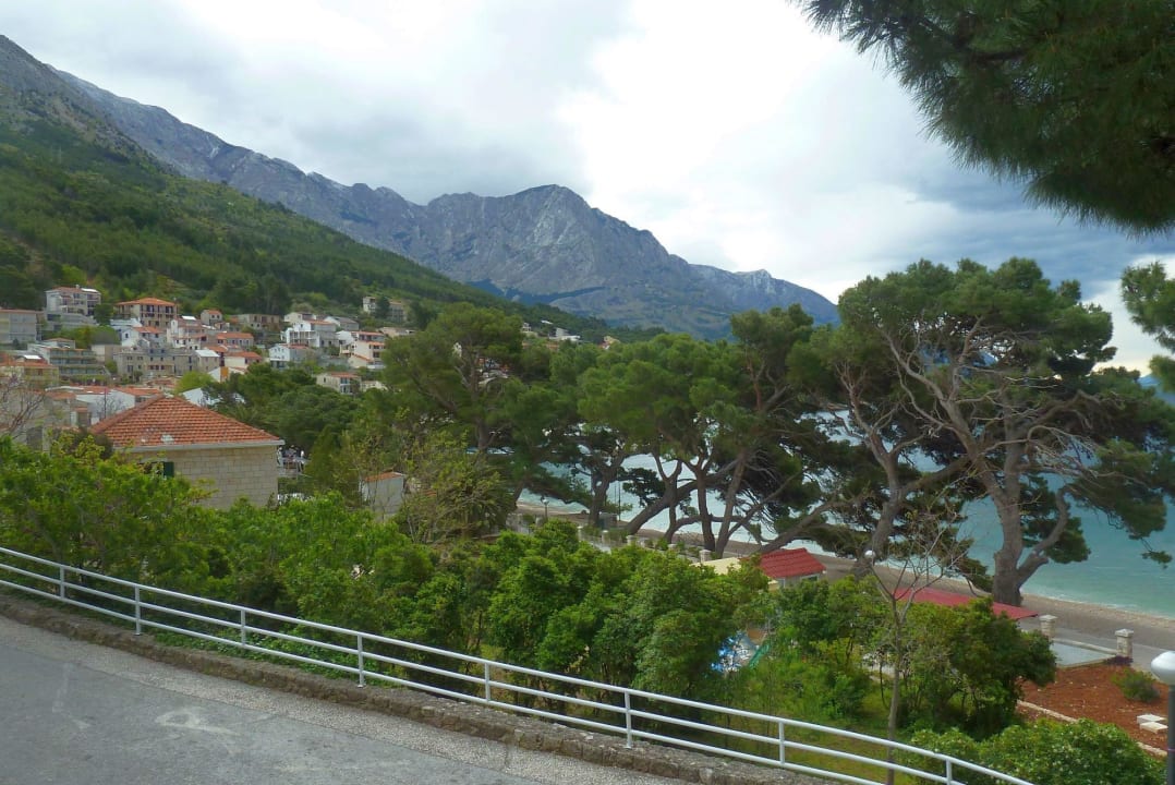 Blick auf Brela Bluesun Hotel Soline